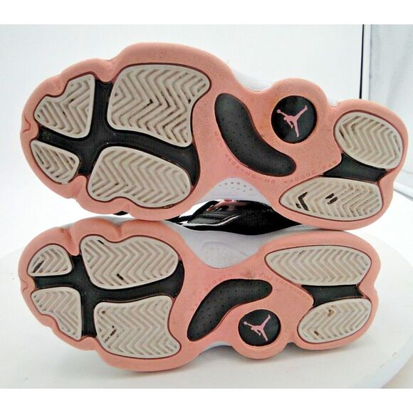 Nike Kid's Air Jordan 6 Rings Shoes Black Arctic Punch Pink 323431-002 Youth 12C - Picture 7 of 7